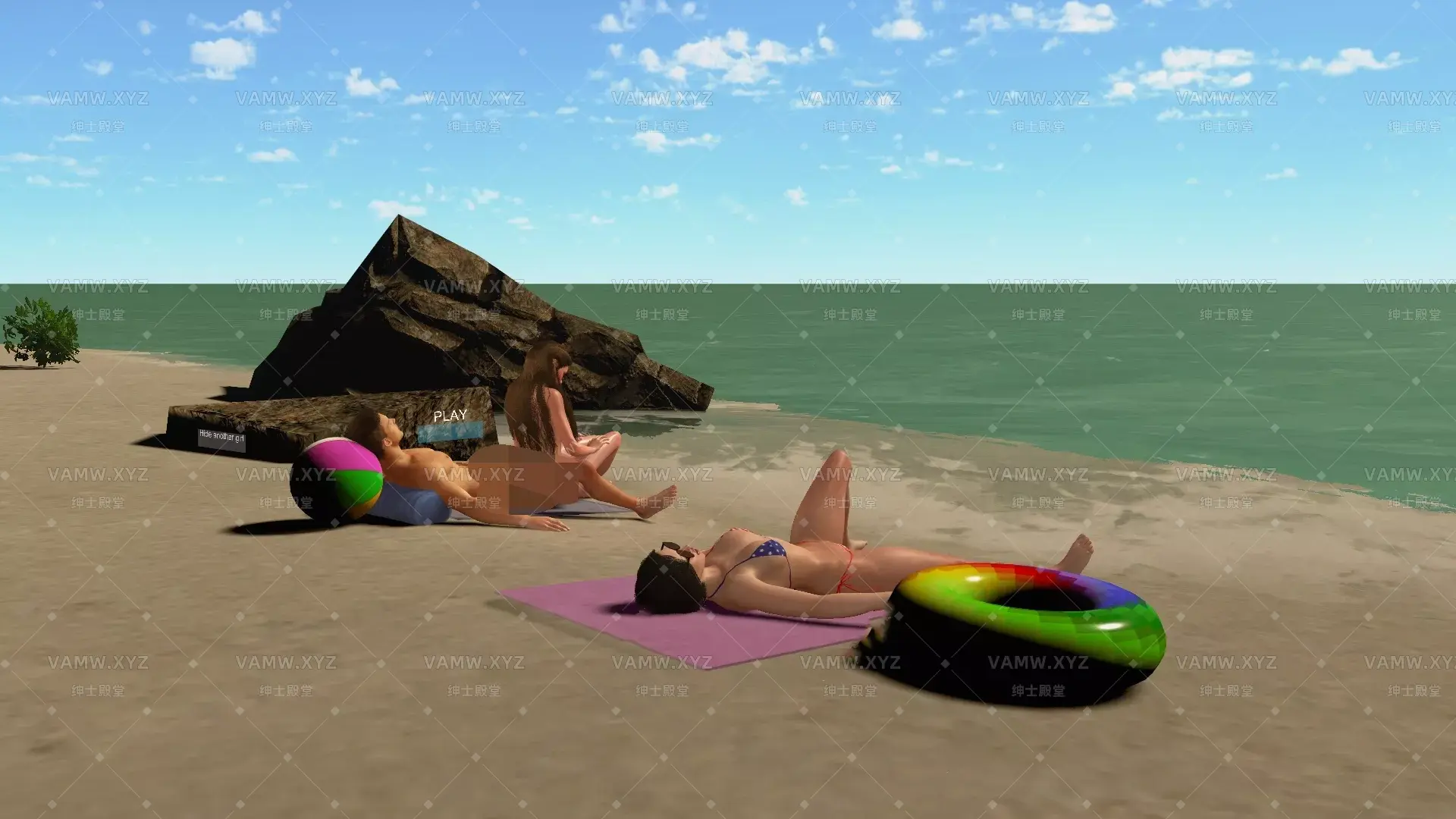 [VAM场景]真实女友游戏 KittyMocap.KM446_Big_Desire_to_Fuck_at_the_Beach.1.var-3A资源站