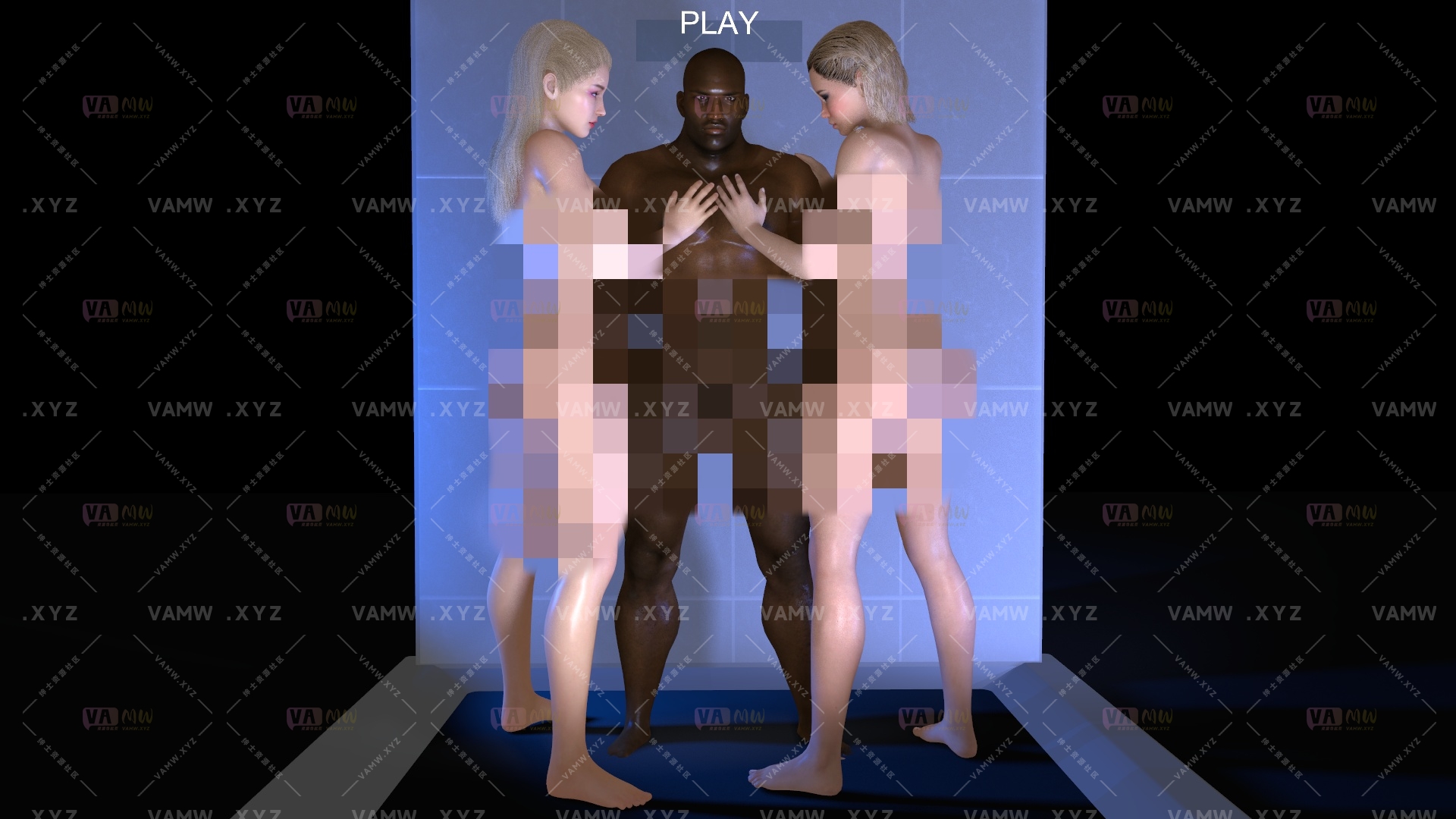 [VAM场景]真实女友游戏 KittyMocap.KM434_Threesome_in_the_Shower.1.var-3A资源站